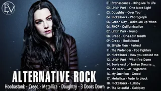 Creed,Metallica,Nickelback, Scorpions,3 Doors Down,Evanescence, AC/DC  Alternative Rock Complication