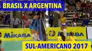 Brasil x Argentina  - Sul-Americano Feminino de Vôlei 2017