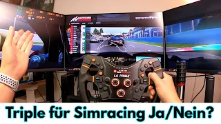 Triple Monitor oder Ultra Wide Monitor für Simracing? Fragen, Antworten, Tipps und Infos [deutsch]