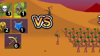 stick war lagacy fight 30 sword warths vs all