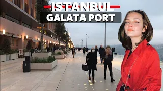 Istanbul Modern 2022 Galata Port Walking Tour 9 January|4k UHD 60fps