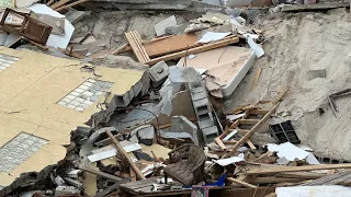 Wilbur By the Sea Destroyed Homes  Hurricane Nicole Tornita Beach Access 11/27/22 Daytona Beach