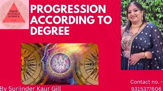Progression according to degree