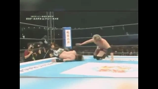 Okada vs Omega - Wrestling Kingdom 11 (The best Dropkick)