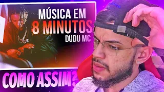 REAGINDO A Dudu faz música com 8 minutos de freestyle - SDE Cut