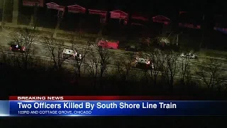 2 CPD officers fatally struck by South Shore Line train