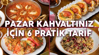 Pazar Kahvaltınız İçin 6 Pratik Tarif - Kahvaltılık Tarifler