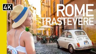 Walking Trastevere Rome Italy NOW! Rome's Trendiest Neighbourhood 2023