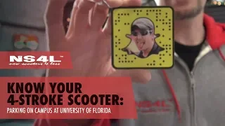 18. Parking Your Scooter on Campus at University of Florida. Collin's Personal Snapchat.