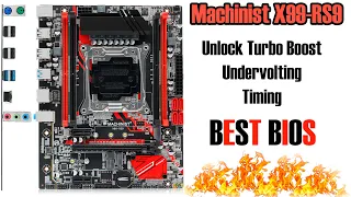 Machinist X99-RS9 - страшный сон для плат Huananzhi? Новый бюджетный ТОП? Обзор, лучший BIOS.