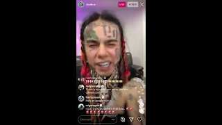 6ix9ine calls out Meek Mill and Desiree Perez on IG Live!