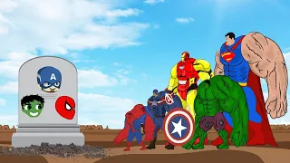 Rescue SUPERHERO HULK Baby & SPIDERMAN from Team Hulk, Superman : Back from the dead SECRET - FUNNY