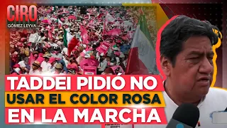 CNTE advirtió que no se van a retirar del Zócalo, pese a marcha de Marea Rosa | Ciro