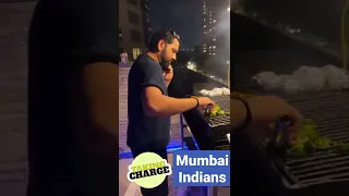 #rohitsharma doing #bbq after match lost against #kkr #mumbaiindians #ipl #dewaldbrevis