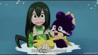 Boku no Hero Academia - Funny Moment -Momento Gracioso-Mineta Toca Los Pechos De Tsuyu (Segunda vez)