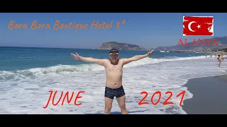Турция 2021!Заселение в отель Bora Bora Butik Hotel, мое первое впечатление #турция #алания #отдых