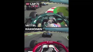 How the Drama Unfolded Between Seb and Kimi on Lap 71