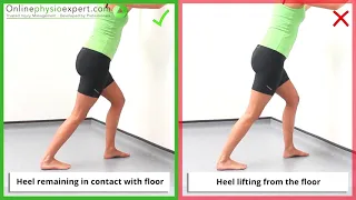 Soleus & Ankle Dorsiflexion Flexibility Tutorial (Level 2) - ONLINE PHYSIO EXERCISES