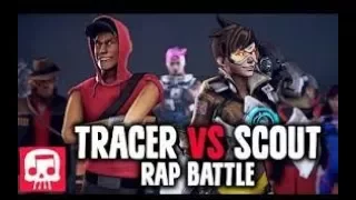 TRACER VS SCOUT Rap Battle by JT Machinima (Animated Version) 1Hour