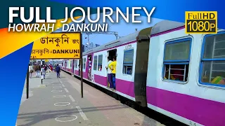Howrah to Dankuni Full Journey Coverage by EMU Train on FIve Rail Track :: Eastern Railway