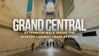 New York City Walking Tour (Grand Central Terminal) - NYC Walk 4K