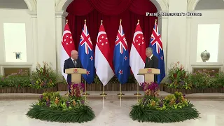 Joint Press Conference between PM Lee Hsien Loong and New Zealand PM Christopher Luxon