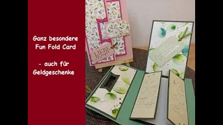 Ganz besondere Fun fold card - auch für Geldgeschenke - Imposante Pop-ups - Stampin´Up!