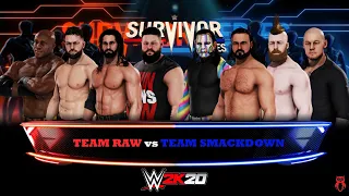 Team Raw vs Team SmackDown || Survivor Series || WWE 2K20