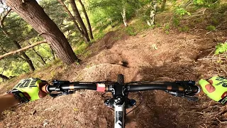 Grinshill - Clive - Techy Downhill MTB Trails - Hardtail - 01/05/24 - GoPro