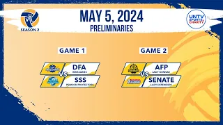 LIVE FULL GAMES: UNTV Volleyball League Season 2 Prelims at Paco Arena, Manila | May 05, 2024