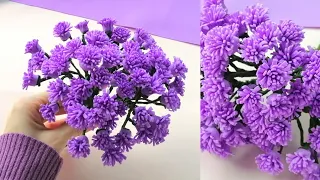 DIY Mini Flower Making 🌺 Foam sheet Flowers 🌺 Home Decor