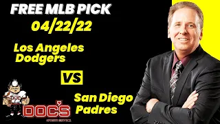 MLB Pick - Los Angeles Dodgers vs San Diego Padres Prediction, 4/22/22 Free Best Bets & Odds