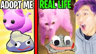 LankyBox Watches ADOPT ME IN REAL LIFE!? (INSANE LEGENDARY PETS IN REAL LIFE!?)