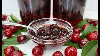 ОЧЕНЬ ВКУСНОЕ ВИШНЕВОЕ ВАРЕНЬЕ С ЦЕЛЫМИ ЯГОДАМИ НА ЗИМУ / Cherry Jam Recipe