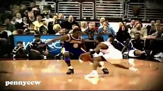 Allen Iverson shakes Kobe Bryant (1999)
