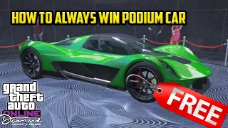 How To Win The Podium Car Every Time - GTA Online Free Casino Car Glitch Guide