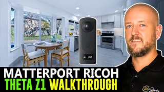 Matterport Ricoh Theta Z1 walkthrough of a 2,053 sq ft house.