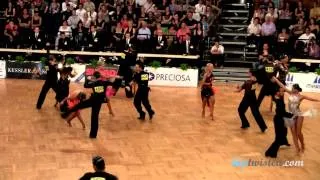 Martino Zanibellato - Michelle Abildtrup, GOC 2012 WDSF Grand Slam latin 3. round - paso doble