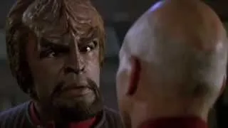 Mr Worf is a coward