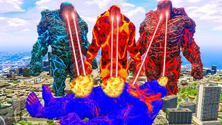 FRANKLIN SAVING GOD FATHER TITAN FROM LAVA & ICE GOD IN GTA 5