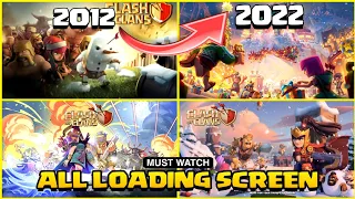 Clash Of Clans All Loading Screen From 2012 - 2022 Updated | Best Loading Screens Since Coc 2012