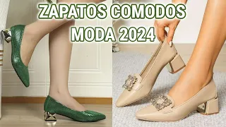 Zapatos de MODA 2024 bonitos COMODOS Y ELEGANTES/CALZADO de moda 2024 cómodos elegantes y bonitos