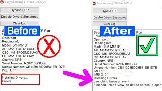 Samsung Easy FRP Tool 2020 Installing Drivers Failed/Fix Launching Browser Event Failed100% Working
