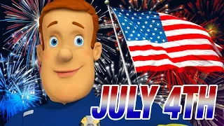Fireman Sam US NEW Episodes | FIREWORKS! | 4th July Safety Collection | Cartoons for Children