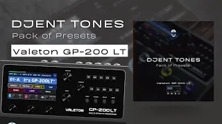 Djent Tones | Pack of Presets | Valeton GP-200 LT
