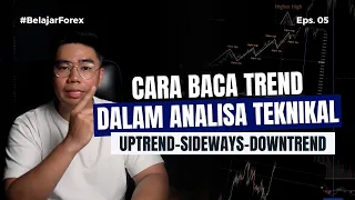 Cara Membaca Trend dalam analisa teknikal – Uptrend Sideways Downtrend -  Eps.05