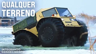 Este monstro Ucraniano roda em qualquer terreno (água, lama, árvores, terra) [Engenharia extrema]