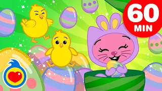 Huevos Sorpresa 🐰🐇 Y Más Vídeos Educativos Para CELEBRAR LAS PASCUAS (+60 Min) 🐰🐇 Plim Plim