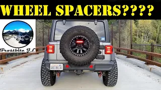 New JL Wrangler Spidertrax Wheel Spacer Install on the Jeep