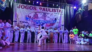 Jogos Paulista 2023 Abadá Capoeira/finais jogo de São Bento da Abadá/Cat Laranja a Laranja e azul.